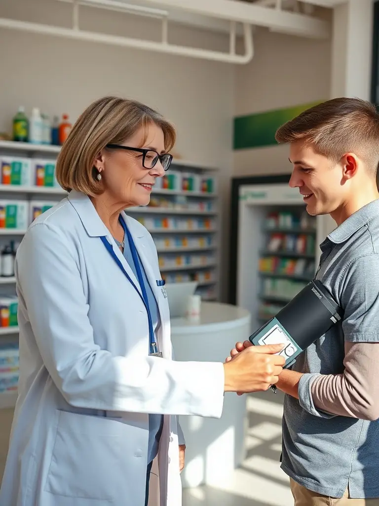 A pharmacist counseling a patient about their medication, emphasizing Value Drugstore's commitment to medication management.