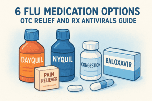 6 Flu Medication Options: OTC Relief and Rx Antivirals Guide